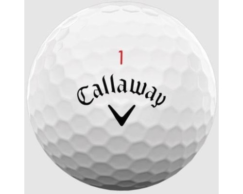 М'ячі для гольфу Callaway Chrome Soft 2022 3 шт, білі М'ячі для гольфу Callaway Chrome Soft 2022 3 шт, білі