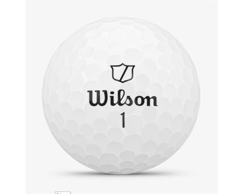 М'ячі для гольфу Wilson Duo Soft 2025 12 шт, білі М'ячі для гольфу Wilson Duo Soft 2025 12 шт, білі