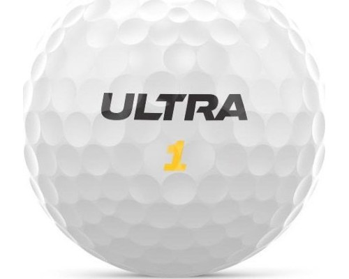 М'ячі для гольфу Wilson ULTRA Distance 2023 15 шт, жовті М'ячі для гольфу Wilson ULTRA Distance 2023 15 шт, жовті