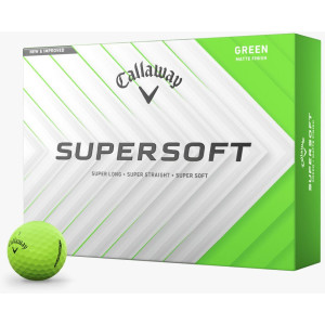 М'ячі для гольфу Callaway Supersoft 12 шт, зелені