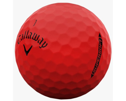 М'ячі для гольфу Callaway Supersoft 12 шт, червоний М'ячі для гольфу Callaway Supersoft 12 шт, червоний