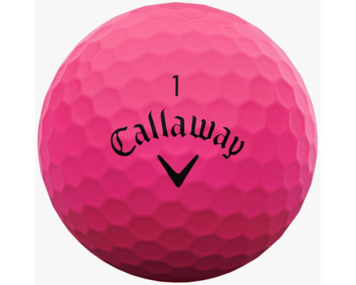 М'ячі для гольфу Callaway Supersoft 2025 12 шт, рожеві М'ячі для гольфу Callaway Supersoft 2025 12 шт, рожеві