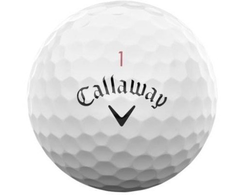 М'ячі для гольфу Callaway Chrome Soft 2024 3 шт, білі М'ячі для гольфу Callaway Chrome Soft 2024 3 шт, білі