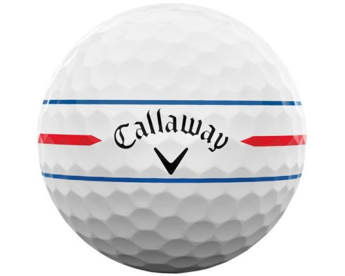 М'ячі для гольфу Callaway Chrome Tour TripleTrack 360 12 шт, білі М'ячі для гольфу Callaway Chrome Tour TripleTrack 360 12 шт, білі