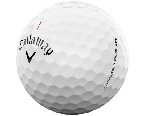 М'ячі для гольфу Callaway Chrome Tour Triple Diamond 2025 12 шт, білі М'ячі для гольфу Callaway Chrome Tour Triple Diamond 2025 12 шт, білі