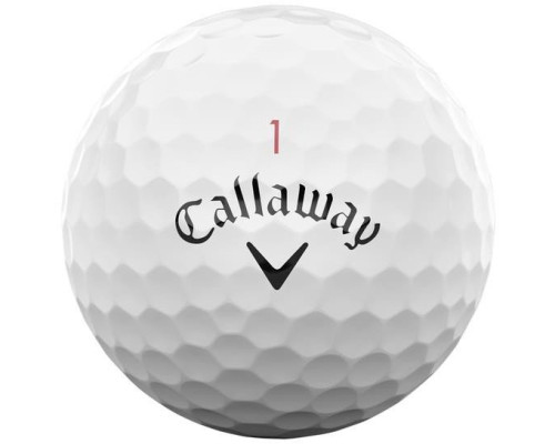 М'ячі для гольфу Callaway Chrome Tour Triple Diamond 2025 12 шт, білі М'ячі для гольфу Callaway Chrome Tour Triple Diamond 2025 12 шт, білі