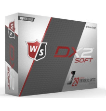 М'ячі для гольфу Wilson Staff DX2 Soft 12 шт, білі