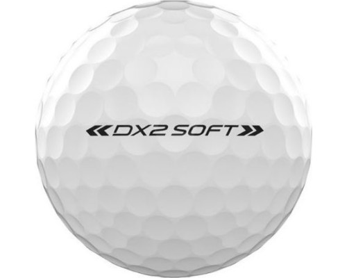 М'ячі для гольфу Wilson Staff DX2 Soft 12 шт, білі М'ячі для гольфу Wilson Staff DX2 Soft 12 шт, білі