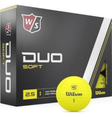 М'ячі для гольфу Wilson Staff Duo Soft 12 шт, жовті