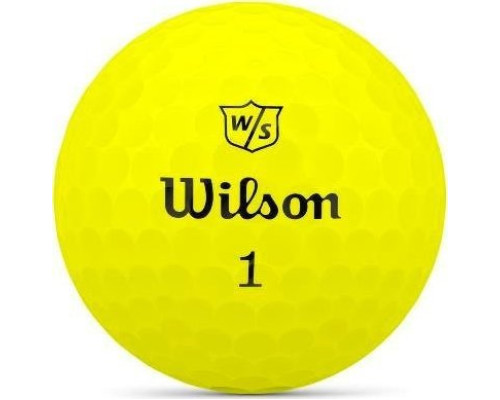 М'ячі для гольфу Wilson Staff Duo Soft 12 шт, жовті М'ячі для гольфу Wilson Staff Duo Soft 12 шт, жовті