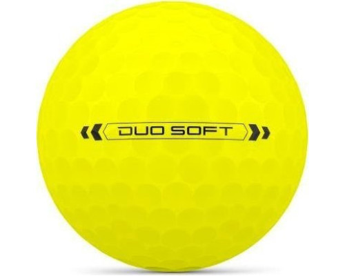 М'ячі для гольфу Wilson Staff Duo Soft 12 шт, жовті М'ячі для гольфу Wilson Staff Duo Soft 12 шт, жовті