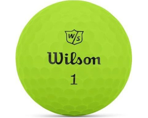 М'ячі для гольфу Wilson Staff Duo Soft 12 шт, зелені М'ячі для гольфу Wilson Staff Duo Soft 12 шт, зелені