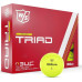 М'ячі для гольфу Wilson Staff TRIAD 12 шт, жовті