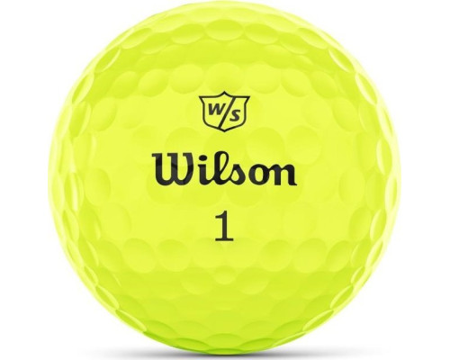 М'ячі для гольфу Wilson Staff TRIAD 12 шт, жовті М'ячі для гольфу Wilson Staff TRIAD 12 шт, жовті