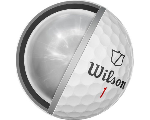 М'ячі для гольфу Wilson Staff Model X 12 шт, білі М'ячі для гольфу Wilson Staff Model X 12 шт, білі