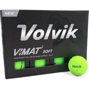 М'ячі для гольфу Volvik Vimat Soft 12 шт, зелені