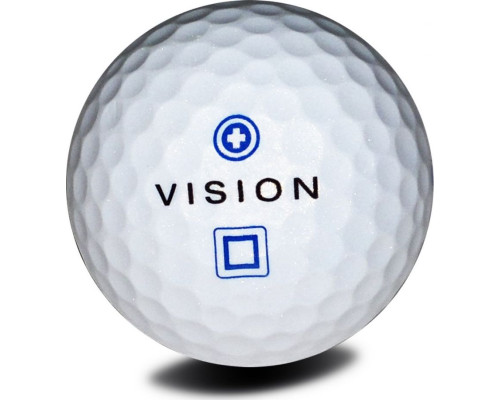 М'ячі для гольфу Vision PRO-TOUR X * WJB 12 шт, біло-сині М'ячі для гольфу Vision PRO-TOUR X * WJB 12 шт, біло-сині