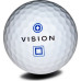 М'ячі для гольфу Vision PRO-TOUR X * WJB 12 шт, біло-сині