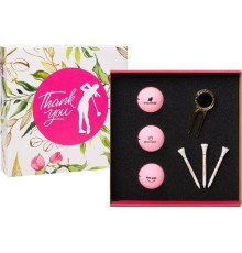 М'ячі для гольфу Toma Thank You Ladies Pack 3 шт, рожеві