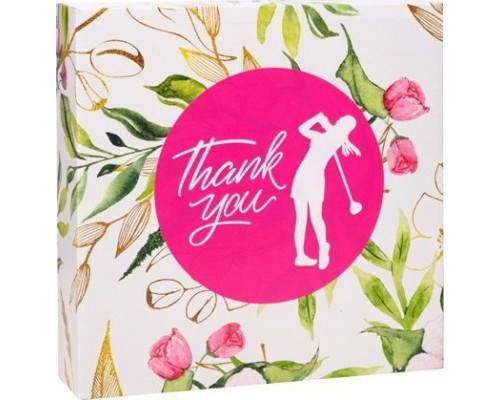 М'ячі для гольфу Toma Thank You Ladies Pack 3 шт, рожеві М'ячі для гольфу Toma Thank You Ladies Pack 3 шт, рожеві