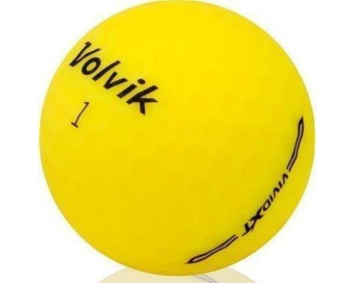 М'ячі для гольфу Volvik Vivid XT 12 шт, жовті М'ячі для гольфу Volvik Vivid XT 12 шт, жовті
