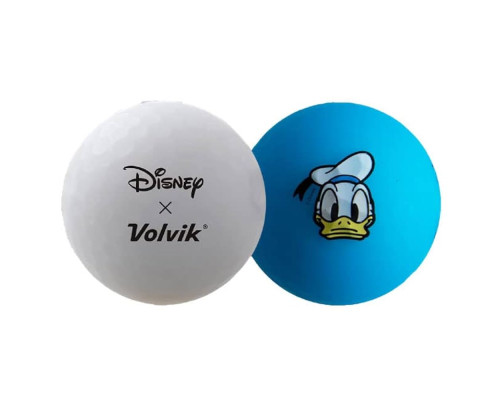 М'ячі для гольфу Volvik Disney Donald 4 шт, блакитно-сірі М'ячі для гольфу Volvik Disney Donald 4 шт, блакитно-сірі