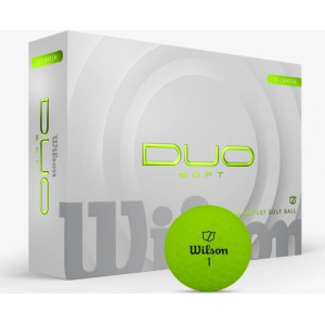 М'ячі для гольфу Wilson Staff Duo Soft 2025 12 шт, зелені