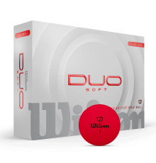 М'ячі для гольфу Wilson Staff Duo Soft 2025 12 шт, червоні
