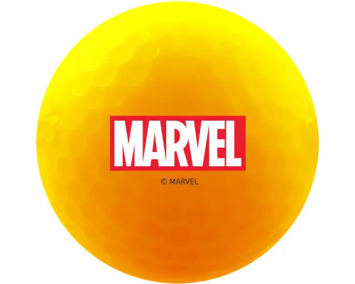 М'ячі для гольфу Volvik Marvel Thor 4 шт, сіро-жовті