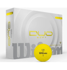 М'ячі для гольфу Wilson Staff Duo Soft 2025 12 шт, жовті