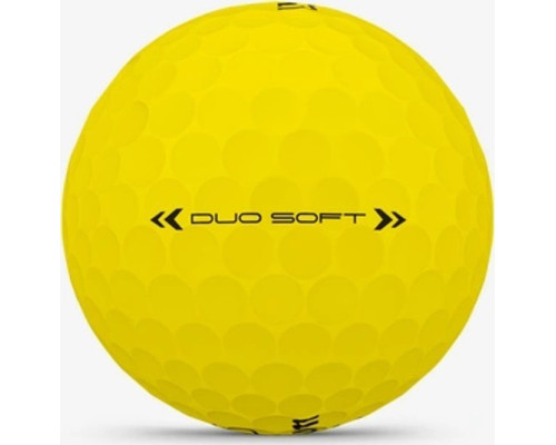 М'ячі для гольфу Wilson Staff Duo Soft 2025 12 шт, жовті М'ячі для гольфу Wilson Staff Duo Soft 2025 12 шт, жовті