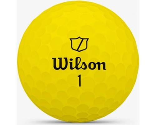 М'ячі для гольфу Wilson Staff Duo Soft 2025 12 шт, жовті М'ячі для гольфу Wilson Staff Duo Soft 2025 12 шт, жовті