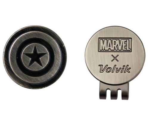 М'ячі для гольфу Volvik Marvel Capitan America 4 шт, блакитно-сірі