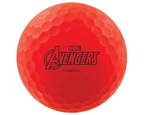 М'ячі для гольфу Volvik Marvel Iron Man 4 шт, червоно-жовті