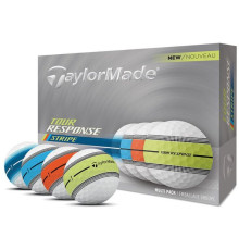М'ячі для гольфу Taylor Made Tour Response Stripe Multi 2025 12 шт, різнокольорові