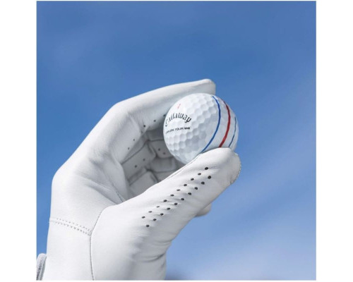 М'ячі для гольфу Callaway Chrome Tour Triple Diamond Track 2025 12 шт, білі М'ячі для гольфу Callaway Chrome Tour Triple Diamond Track 2025 12 шт, білі
