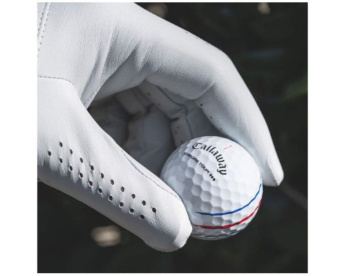 М'ячі для гольфу Callaway Chrome Tour Triple Diamond Track 2025 12 шт, білі М'ячі для гольфу Callaway Chrome Tour Triple Diamond Track 2025 12 шт, білі