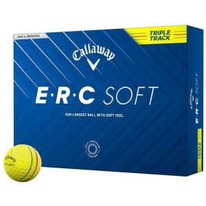 М'ячі для гольфу Callaway ERC Soft 2025 12 шт, жовті