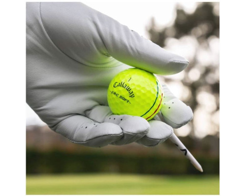 М'ячі для гольфу Callaway ERC Soft 2025 12 шт, жовті М'ячі для гольфу Callaway ERC Soft 2025 12 шт, жовті
