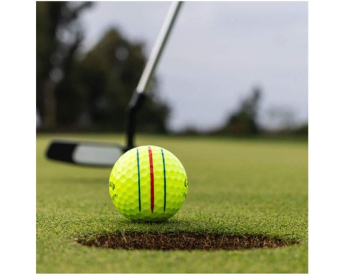 М'ячі для гольфу Callaway ERC Soft 2025 12 шт, жовті М'ячі для гольфу Callaway ERC Soft 2025 12 шт, жовті