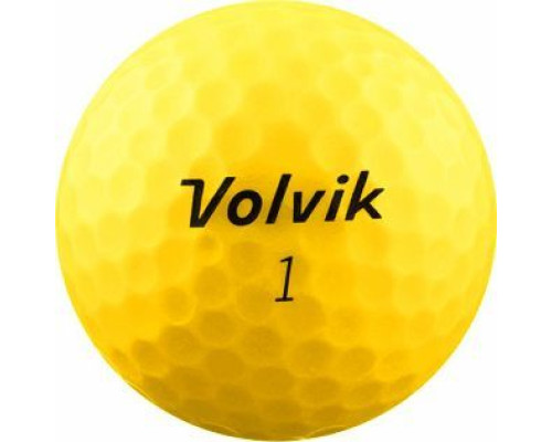 М'ячі для гольфу Volvik Vimat Soft 12 шт, жовті М'ячі для гольфу Volvik Vimat Soft 12 шт, жовті