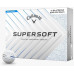 М'ячі для гольфу Callaway Supersoft  Splatter 360, 2025 12 шт, біло-синій