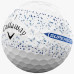 М'ячі для гольфу Callaway Supersoft  Splatter 360, 2025 12 шт, біло-синій