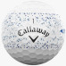 М'ячі для гольфу Callaway Supersoft  Splatter 360, 2025 12 шт, біло-синій