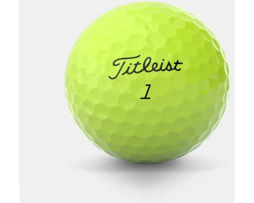 М'ячі для гольфу Titleist Pro V1 3 шт, жовті М'ячі для гольфу Titleist Pro V1 3 шт, жовті