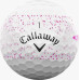 М'ячі для гольфу Callaway Supersoft Splatter 360,  2025 12, біло-рожеві