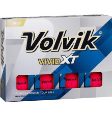 М'ячі для гольфу Volvik Vivid XT 12 шт, рожеві