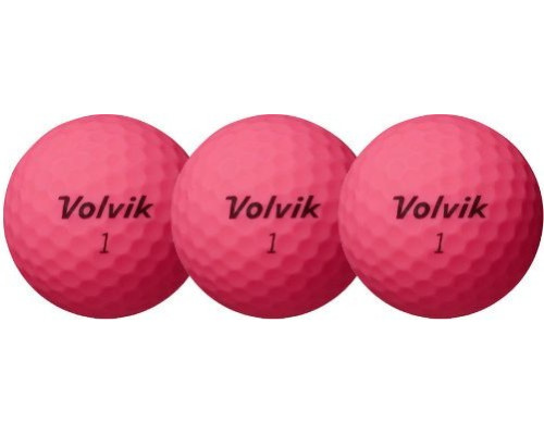 М'ячі для гольфу Volvik Vivid XT 12 шт, рожеві М'ячі для гольфу Volvik Vivid XT 12 шт, рожеві