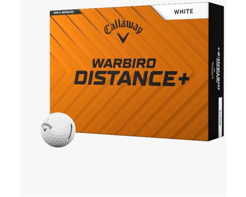 М'ячі для гольфу Callaway Warbird 12 шт, білі М'ячі для гольфу Callaway Warbird 12 шт, білі