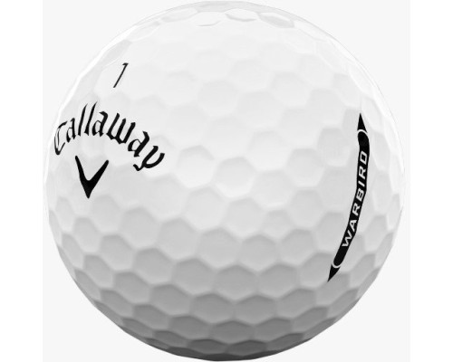 М'ячі для гольфу Callaway Warbird 12 шт, білі М'ячі для гольфу Callaway Warbird 12 шт, білі